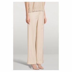 LOULOU STUDIO • Nadym Stretch-Twill Straight-Leg Trousers in Cream